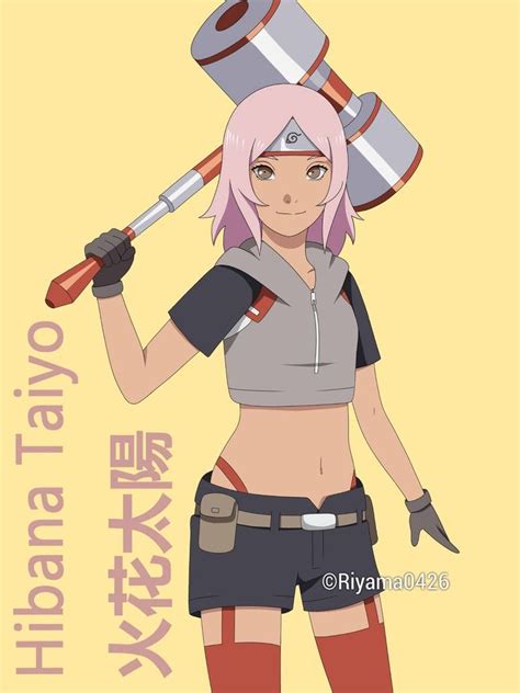 Naruto Oc Hibana Taiyo By Riyama0426 Susanoo Naruto Kunoichi Naruto