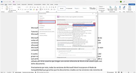 Microsoft Word Como Activar O Desactivar El Modo Compatibilidad