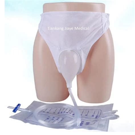 Medical Urine Collection Leg Urinary Drainage Bag With Hanging Elastic