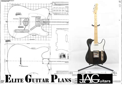 Full Size Plan To Build A Telecaster By Johnanthonyguitars On Etsy