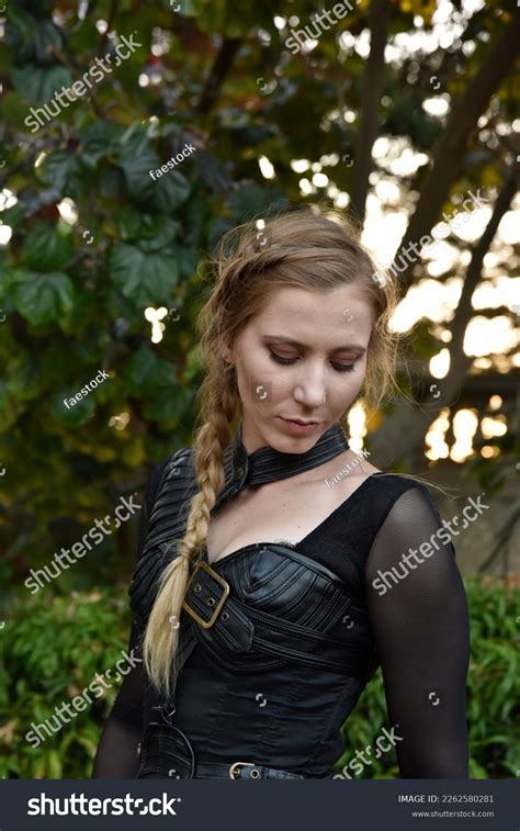 Close Portrait Beautiful Female Model Blonde Stock Photo Shutterstock