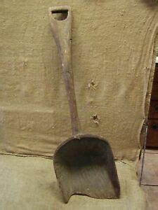 RARE Vintage Hand Carved Wooden Scoop Shovel Antique EBay