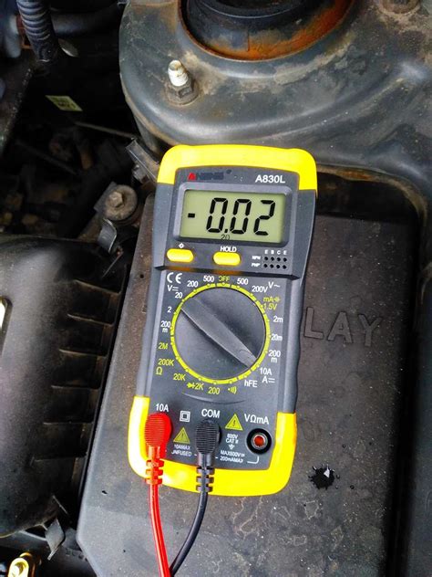Как проверить утечку тока на автомобиле мультиметром