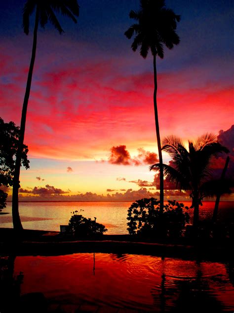 Fiji Sunset | Wonders of the world, Dream vacations, Places to go