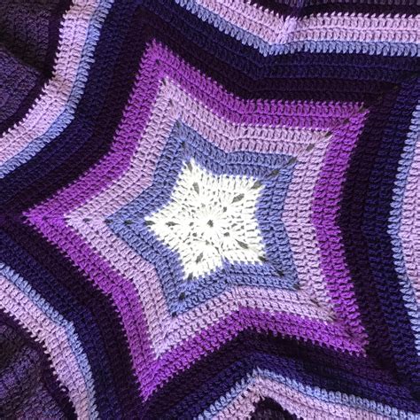 Starburst Crochet Baby Blanket Yayforcrochet