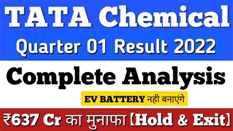 Tata Chemicals Q Result Tata Chemicals Share Latest News Tata