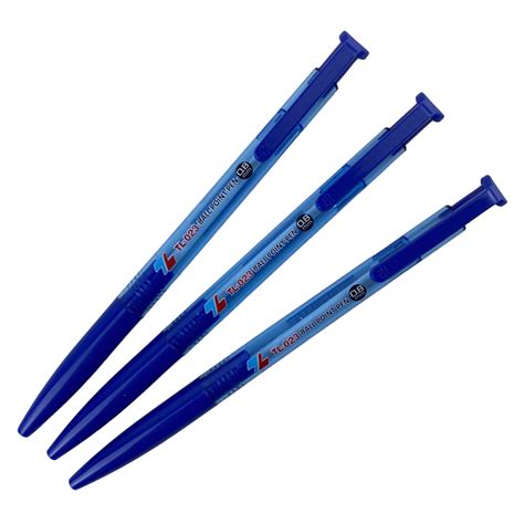 Bút bi TL-023 xanh dương, bút nguyên tử, bút bích, văn phòng phẩm