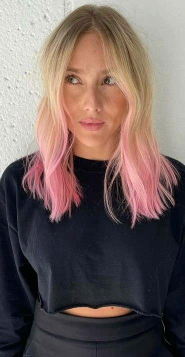 Cute Summer Hair Colours Blonde To Pink