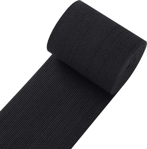 Amazon Knit Elastic Bands For Sewing Black Heavy Stretch High