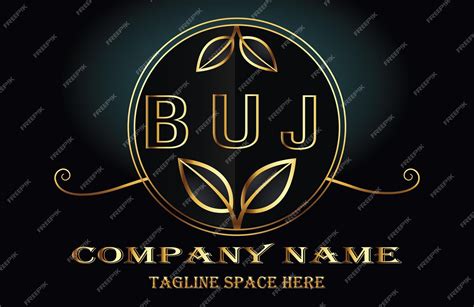 premium vector buj letter logo