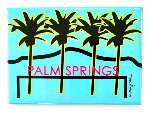 Palm Springs California Magnet Palm Springs Sign - Fifth Avenue Manufacturers