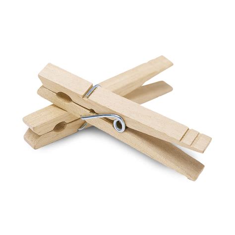 Clips Para Ropa De Madera 50 Pzas