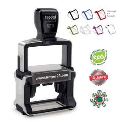 Trodat Professional 5204 Hochwertiger Textstempel Mit Individueller