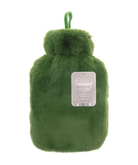 Super Luxury Faux Fur Hot Water Bottle And Cover
