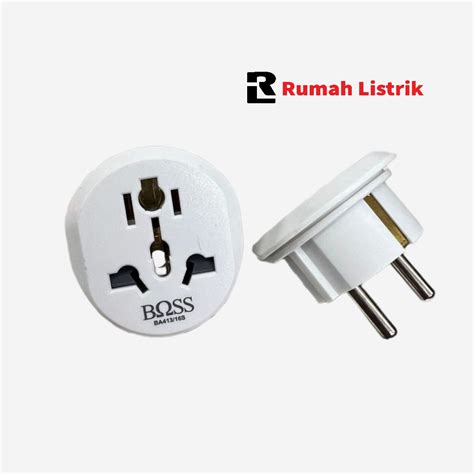 Jual Over Steker Colokan Universal Adapter Schuko Plug Boss Visalux