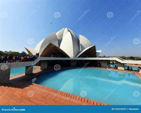 Lotus Temple Located In Delhi India Is A Bahai House Of Worship