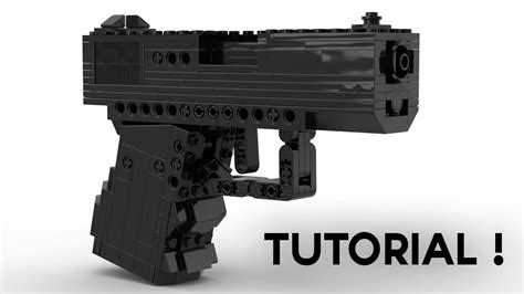 Lego Glock 26 Working Rubber Band Gun Tutorial Instruction Youtube