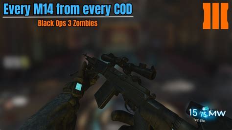 I Used Every M14 From Every Call Of Duty In Zombies Black Ops 3