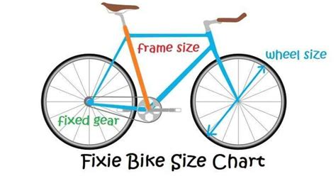 Fixie Bike Size Chart Fixed Gear Bicycle Sizing Guide