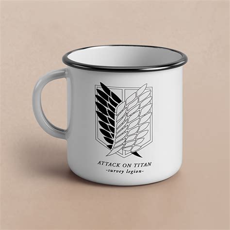 taza vintage cerámica Survey legion Double Project