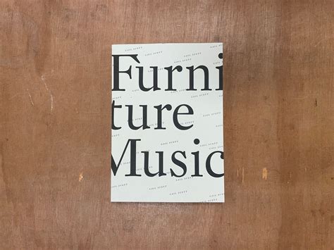 Furniture Music By Gail Scott Good Press — Good Books And More