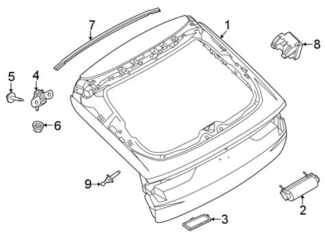 Ford Mustang Mach E Cable Sensor Assembly Manual Lift Gate