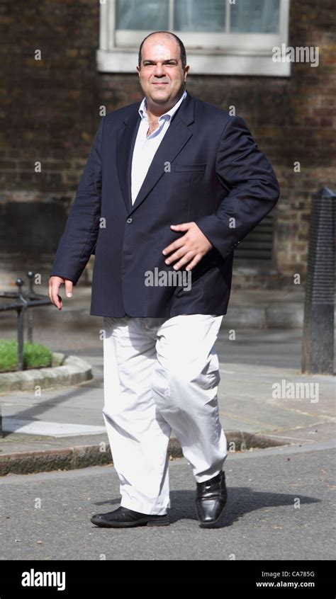 London Founder Of Easyjet Stelios Haji Ioannou Visiting Downing