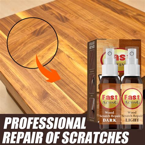 2 Pack Fix It For Wood For Furniture Scratch Remover Set Fast Acting Wood Scratch For Floors