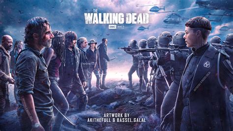 The Walking Dead Worlds Collide Poster By Akithefull On Deviantart