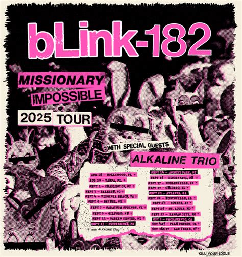 Tour Blink 182 Official Store