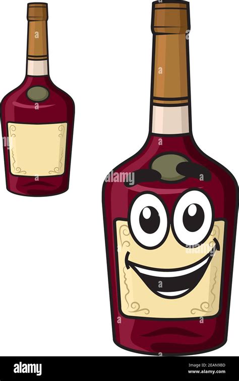 Cartoon Old Whiskey Bottle Stockfotos Und Bilder Kaufen Alamy