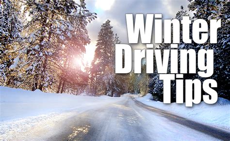 winter driving tips