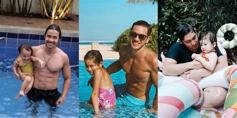 Jadi Hot Daddy Selebriti Tampan Ini Terlihat Lucu Saat Bermain Dengan Buah Hatinya