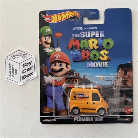 HOT WHEELS Entertainment Super Mario Bros Movie Plumber Van L G PicClick UK