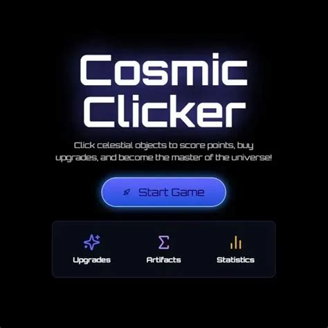 The Cosmic Clicker The Mysterious World Of Space Clicker Unblocked