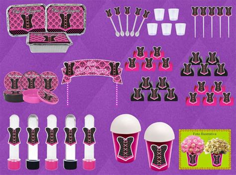 Kit Ch De Lingerie Pink E Preto Pe As Pessoas Elo