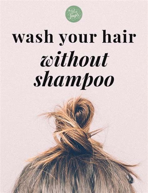 how to clean your hair without shampoo