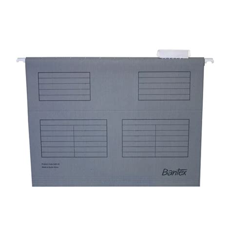 Bantex A4 Suspension Files 10's Grey My Online Stationery