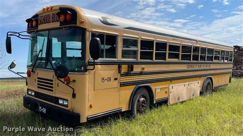 2008 Blue Bird All American Fe School Bus In Gypsum Ks Item Ny9596