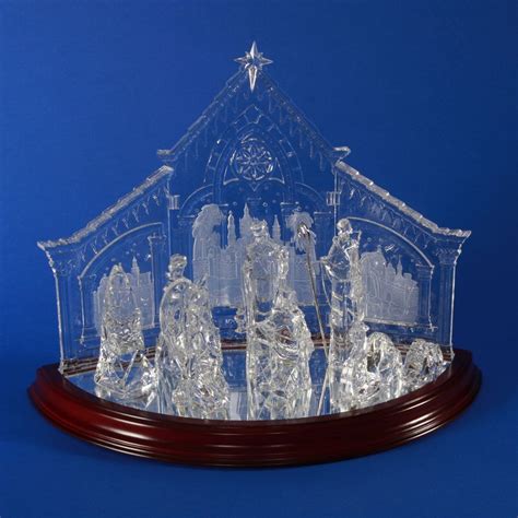 Nativity Set Lucite Nativity Acrylic Nativity Unbreakable Nativity