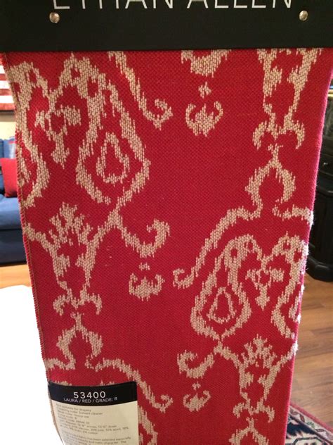 Red Ikat Ethan Allen fabric | Home projects, Valentines, Ikat