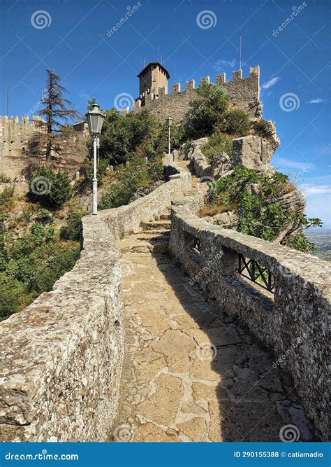 Stone Path Republic of San Marino Stock Photo - Image of path, tourism