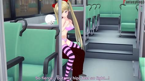 Airi Akizuki Fucking Hard On The Bus 2 Oni Chichi Ahegao Cute Blonde Step Public Full