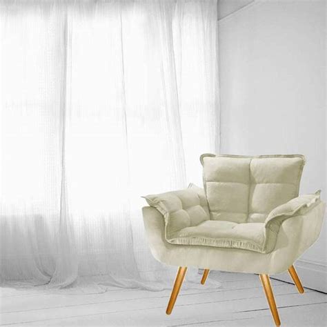 Poltrona Decorativa Opala Nude Bnn Decor Leroy Merlin