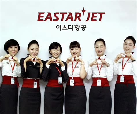 Beautiful Angels from Eastar Jet ~ World stewardess Crews