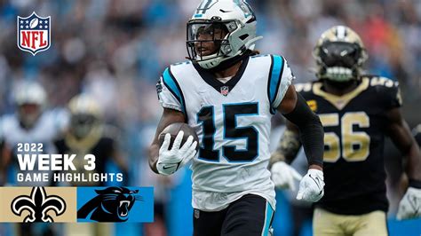 New Orleans Saints Vs Carolina Panthers Week Game Highlights