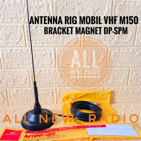 Promo Paket Antena Mobil M150 Gs Vhf Plus Bracket Magnet Antenna M150