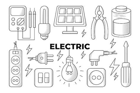 Electrical Tools Drawing With Names Atelier Yuwa Ciao Jp