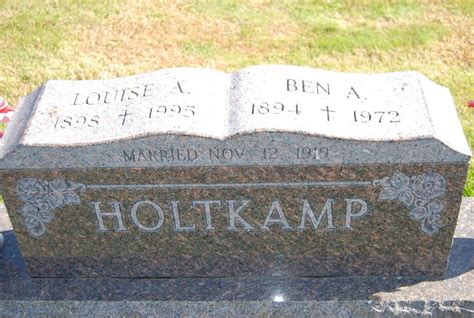 Louise A Krueger Holtkamp Find A Grave Memorial