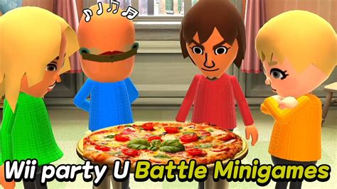 Wii Party U Battle Of The Minigames Beef Boss Vs Yuya Vs Sara Vs